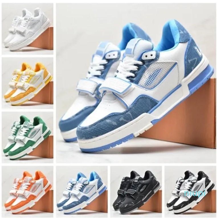 2023 Designer Trainer Sneaker Virgil Casual Shoes Calfskin Leather Abloh Black White Green Red Blue Leather Overlays Platform Low Sneakers Size 36-45
2023 Designer Trainer Sneaker Virgil Casual Shoes Calfskin Leather Abloh Black White Green Red Blue Leather Overlays Platform Low Sneakers Size 36-45