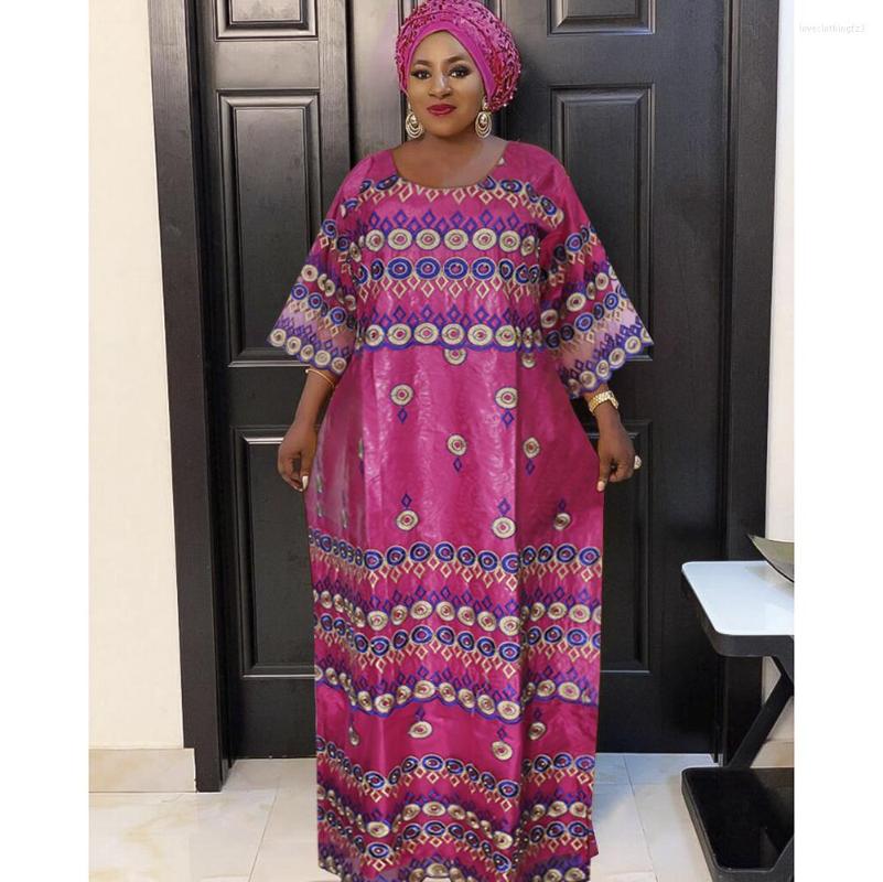 Ethnic Clothing H&D African Dresses For Women Bazin Riche Dashiki Dress Embroidery Long With Head Wrap Traditional Maxi
Ethnic Clothing H&D African Dresses For Women Bazin Riche Dashiki Dress Embroidery Long With Head Wrap Traditional Maxi