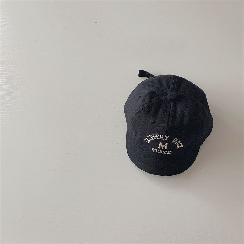 Caps Hats Casual Letter Cap Baby Simple Classic ed Boys Cool Embroidery Baseball Hat Girl Adjustable Short Brimmed 230412
