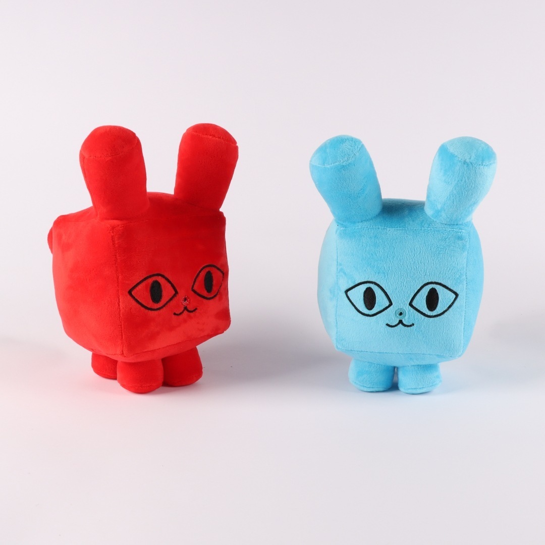 Plush Dolls 28cm Titanic Balloon Cat Plush Toy Pet Simulator X Game Toys Red Blue Titanic Cat Soft Dolls Kawaii Kids Gift Girl Birthday Gift 230412