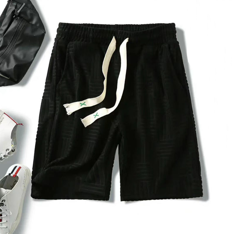 Men's Shorts Gold printed swimming shorts men's casual shorts summer quick drying swimsuit shorts beach swimsuit shorts trunk 230412