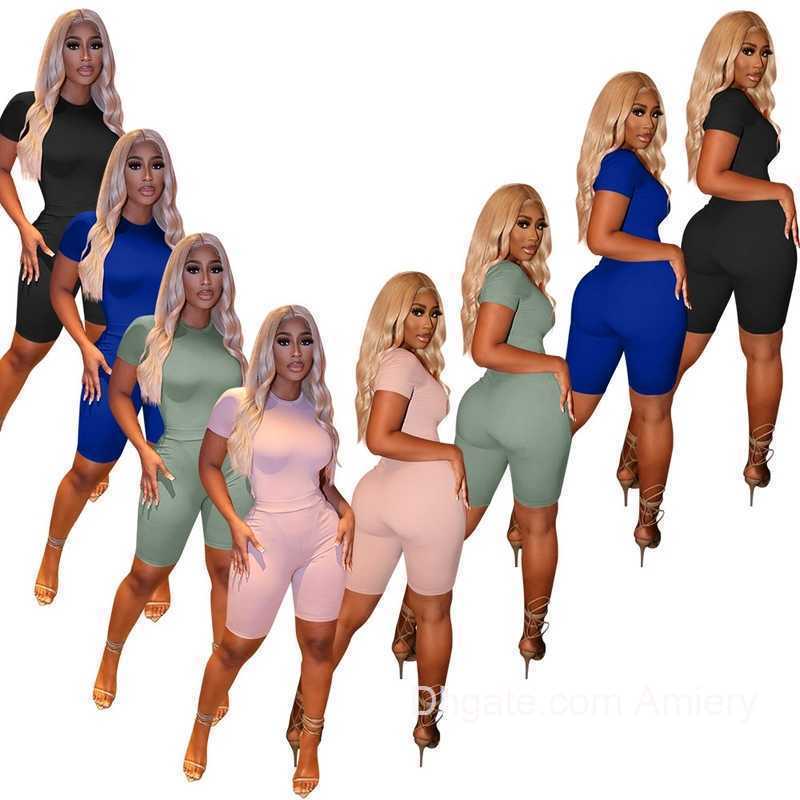 Retail 2023 Women Clothing Tracksuits New Solid Color Short Sleeve O-Neck Jumpsuit Summer Sport Womens Yoga Two Piece Casual Short Sets, Black
Retail 2023 Women Clothing Tracksuits New Solid Color Short Sleeve O-Neck Jumpsuit Summer Sport Womens Yoga Two Piece Casual Short Sets, Black