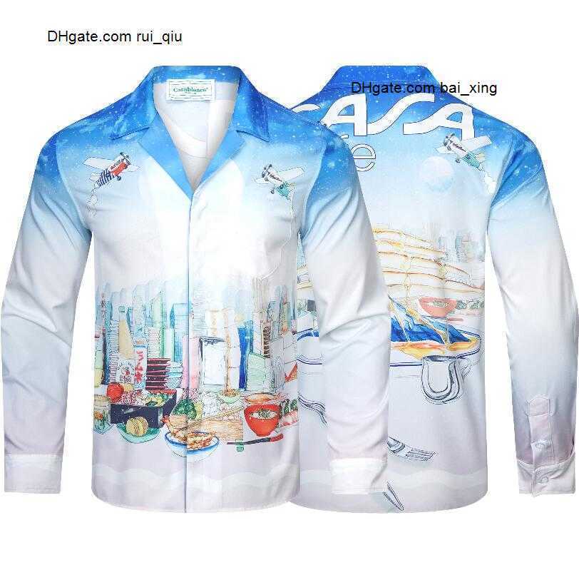 Brand Casual Men's Shirts CASA Fashion Designer Printing Trend Men Long sleeve Tees Shirt Size M-3XL, No.15
Brand Casual Men's Shirts CASA Fashion Designer Printing Trend Men Long sleeve Tees Shirt Size M-3XL, No.15