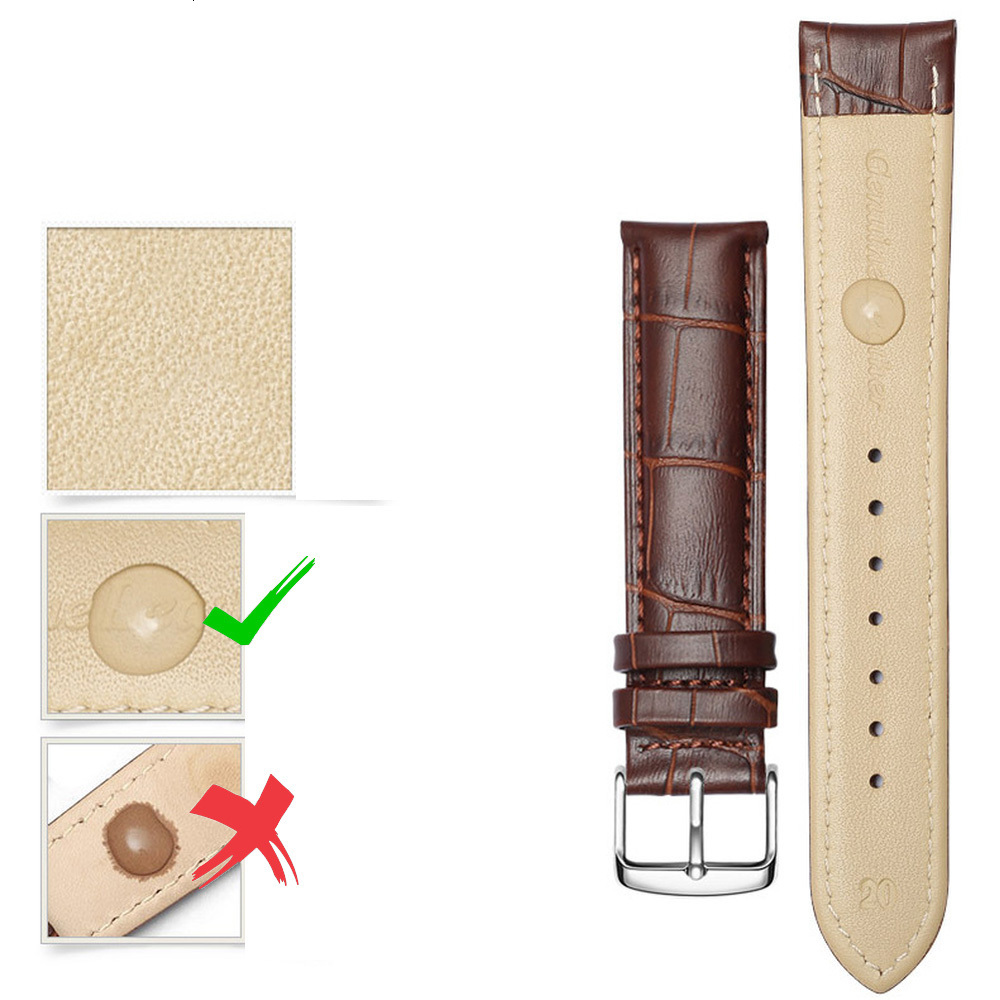 Watch Bands Universal Replacement Leather Watch Strap Leather Watchband for Men Women 12mm 14mm 16mm 18mm 19mm 20mm 21mm 22mm Watch Band 230411