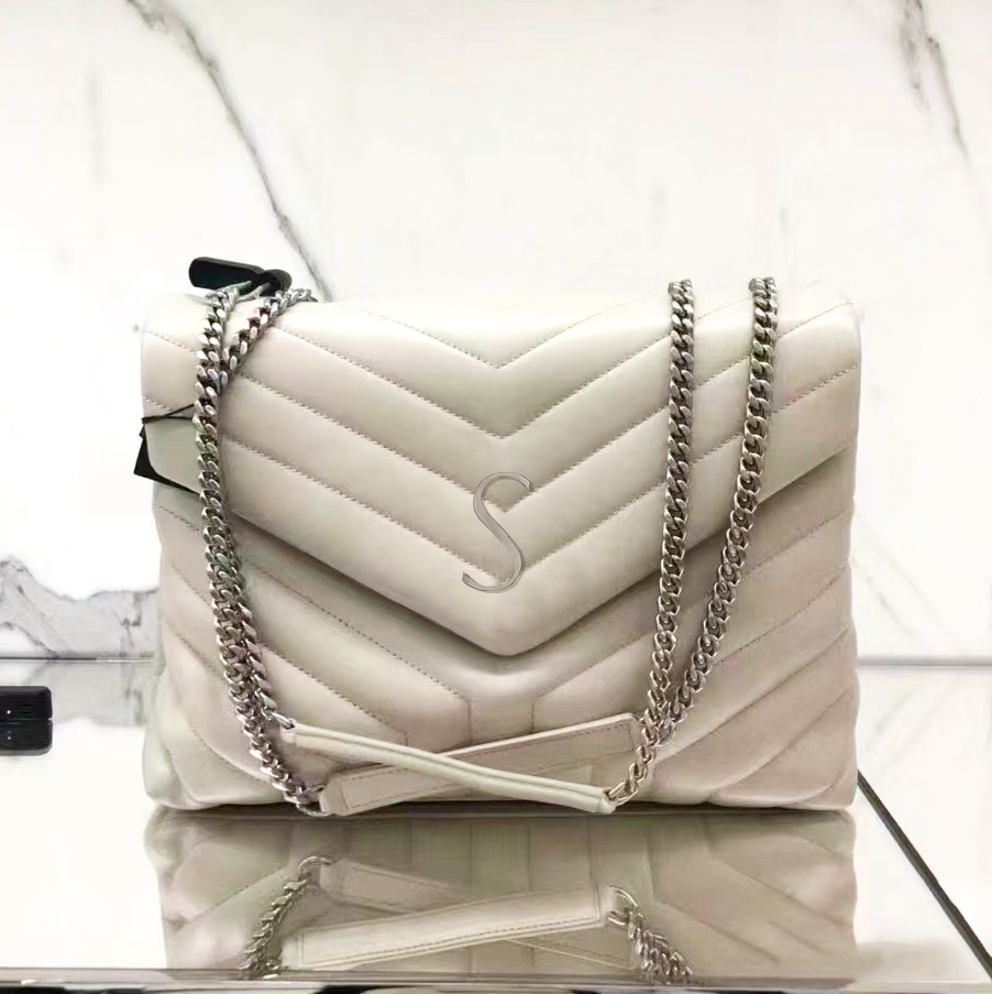 Classic Crossbody yslity LOULOU Bag hobo Women's mens fashion Designer handbags wallet Luxury Genuine Leather totes Metal chain shoulder clutch envelope bags purse