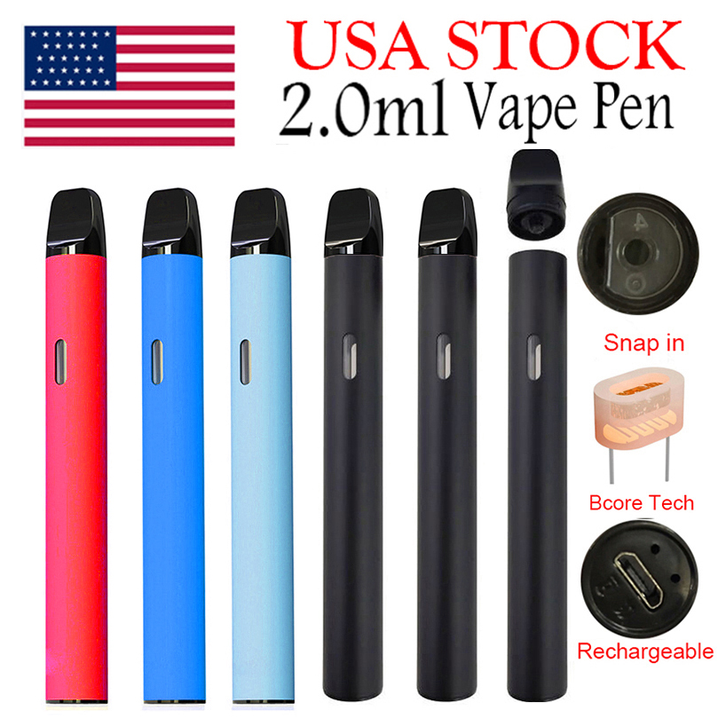 USA Stock Disposable Vape Pen E-cigarettes 2ml Thick Oil Pods Carts Ceramic Coil Round Tip Rechargeable 350mah Battery Empty Vaporizer Black Pens Custom Logo Package
USA Stock Disposable Vape Pen E-cigarettes 2ml Thick Oil Pods Carts Ceramic Coil Round Tip Rechargeable 350mah Battery Empty Vaporizer Black Pens Custom Logo Package