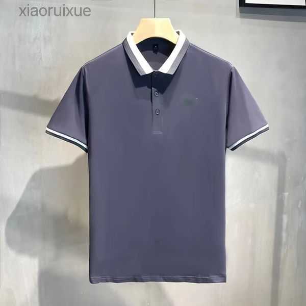 Men's Polos Summer polo shirt Polo neck short sleeve T-shirt Large men's clothing fashion label high-end business casual half collar 13VR09
Men's Polos Summer polo shirt Polo neck short sleeve T-shirt Large men's clothing fashion label high-end business casual half collar 13VR09