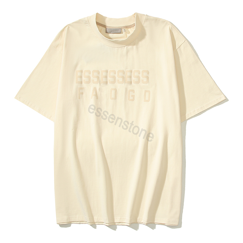 Summer fears Classic Solid Tops Men' essen t shirt Letter Printing Tees of god Short Sleeve Plus Size Loose Cotton ESS tops, The same as real
Summer fears Classic Solid Tops Men' essen t shirt Letter Printing Tees of god Short Sleeve Plus Size Loose Cotton ESS tops, The same as real