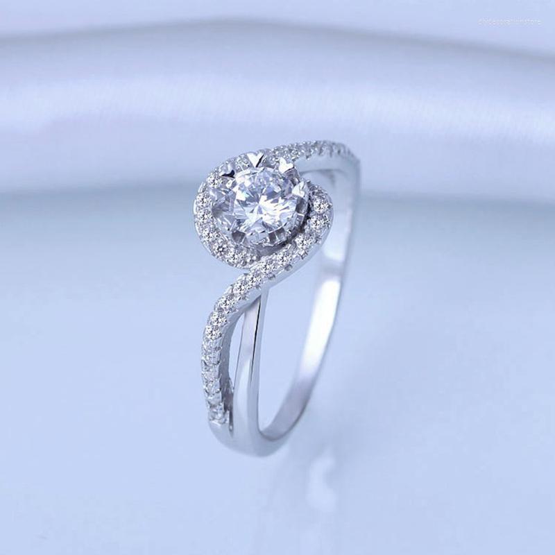 Cluster Rings Ruifan Real 925 Sterling Silver Ring Female Luxury Cubic Zirconia Round Wedding For Women Accessories Fine Jewelry YRI058
Cluster Rings Ruifan Real 925 Sterling Silver Ring Female Luxury Cubic Zirconia Round Wedding For Women Accessories Fine Jewelry YRI058