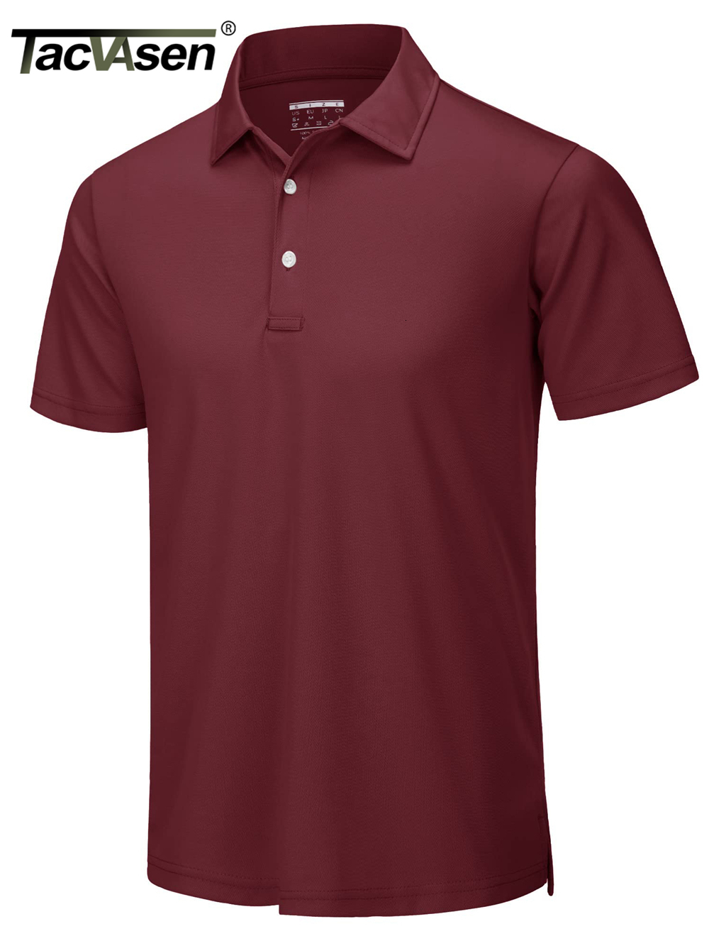 Men's Polos TACVASEN Summer Casual T-shirt Men's Short Sleeve Button Down Work Shirt Quick Dry T-shirt Sports Fishing Golf Pulley 230412