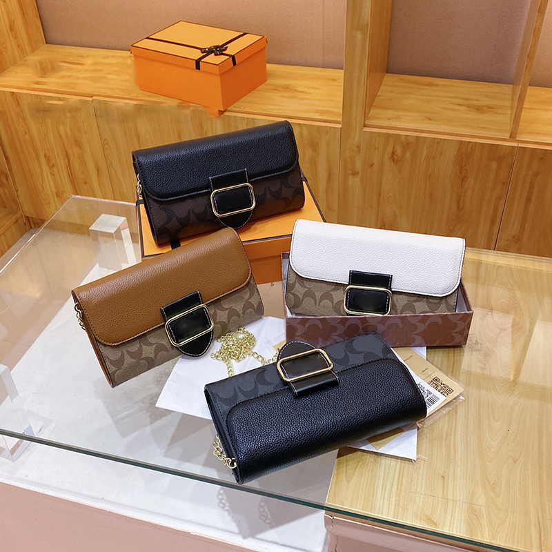 Chain Designer Wallets Card Holder 5A Luxury Women Leather Crossbody Wallets Purse Messenger bags Handbags CO Shoulder lady Bags, Black
Chain Designer Wallets Card Holder 5A Luxury Women Leather Crossbody Wallets Purse Messenger bags Handbags CO Shoulder lady Bags, Black