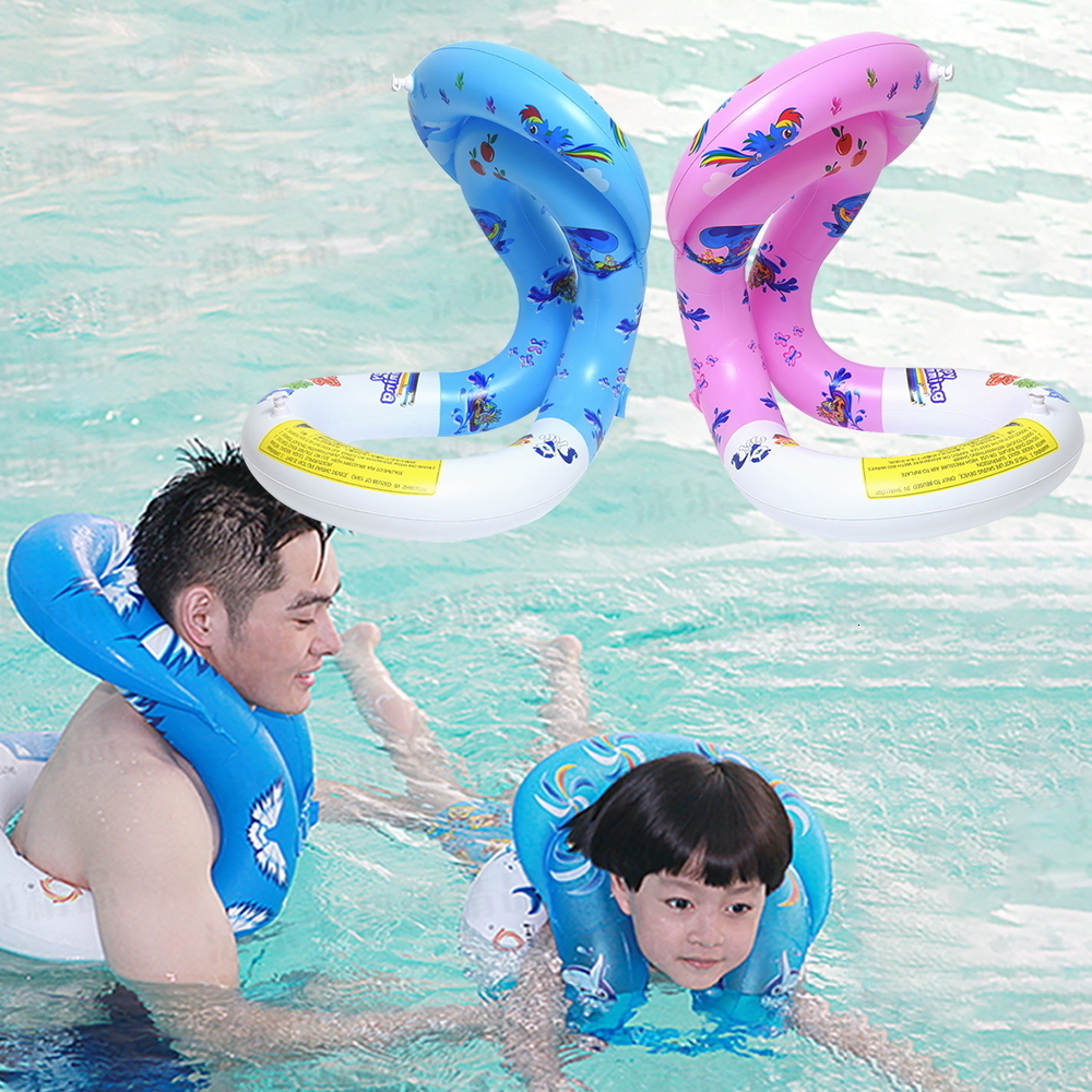 Inflatable Floats tubes Children'S Inflatable Jacket Baby Floating Kids Safety Life Vest Floating Swimsuit Buoyancy Swimming Vest For Drifting Bo