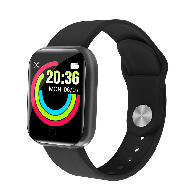 Y68 Smart Watch Color Screen Step Counting Multi Sport Mode Message Reminder Photography Music Remote Control Smart Band