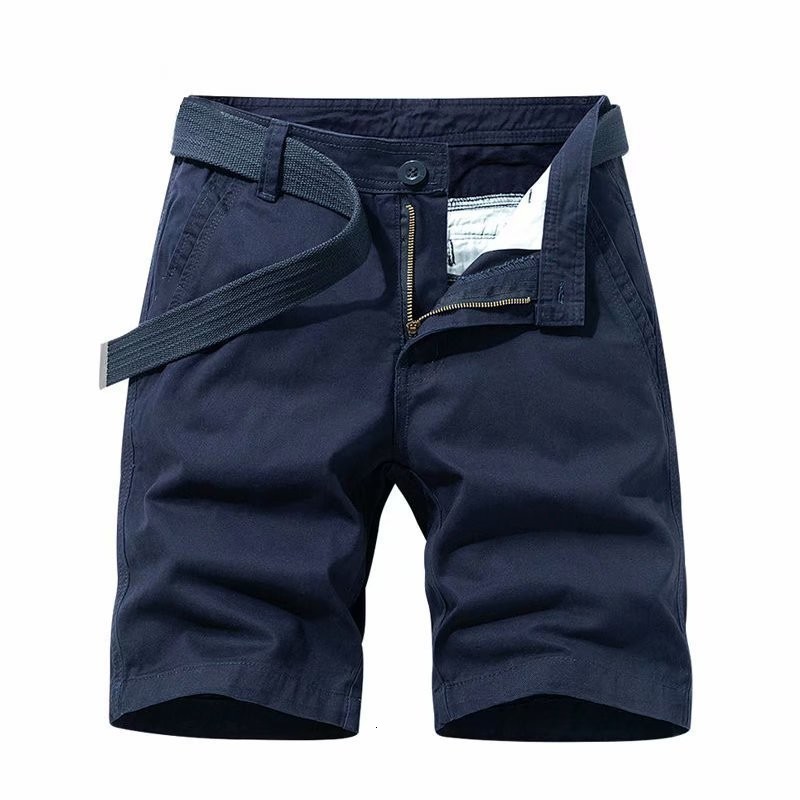 Men's Shorts Summer men's casual shorts one-fifth pants cotton belt straight leg pants daily casual y2k pants men's shorts 230412