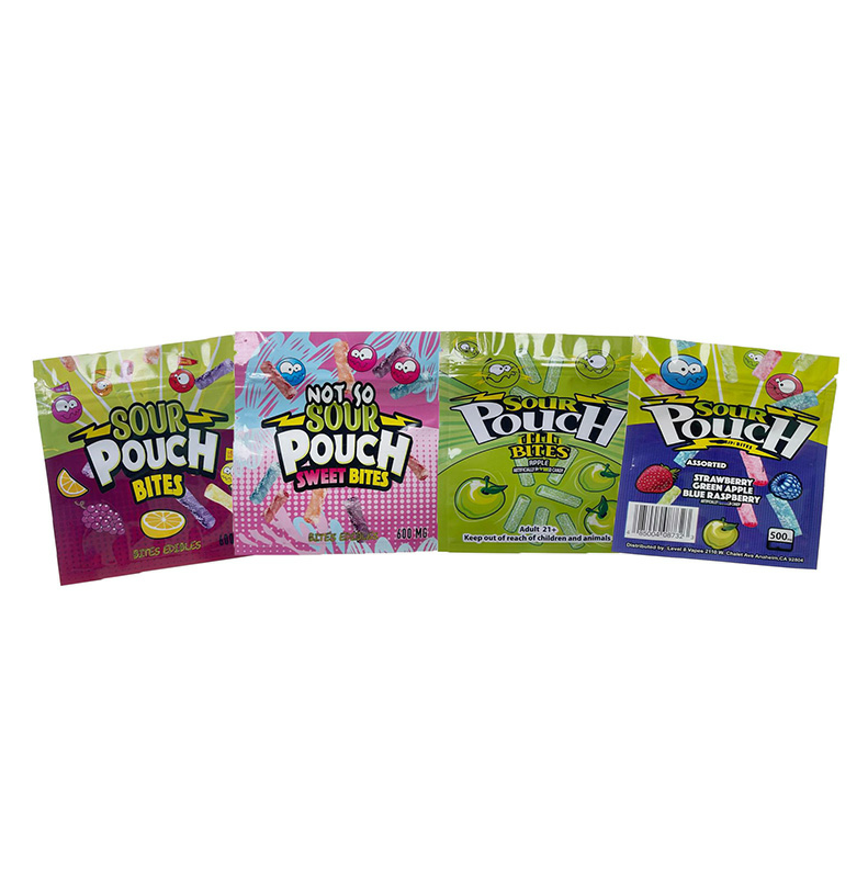 Packaging bags mylar bag plastic pouch package baggies empty packing 500mg strawberry green apple candy sour gummies Smell proof whole
Packaging bags mylar bag plastic pouch package baggies empty packing 500mg strawberry green apple candy sour gummies Smell proof whole