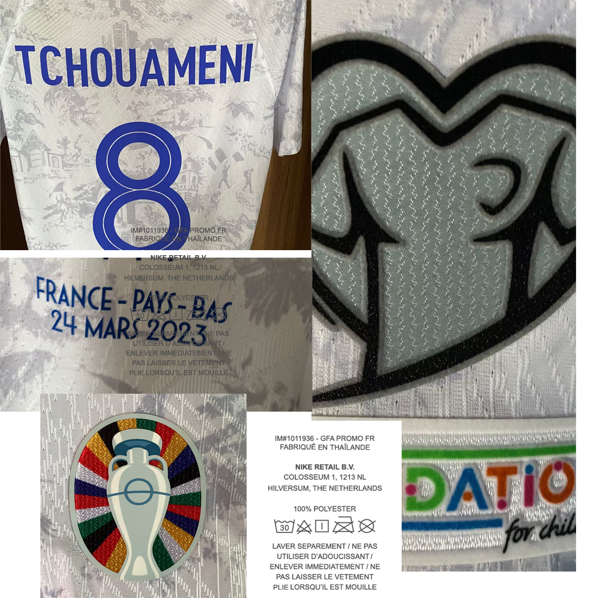 American College Football Wear 2023 Match Worn Player Issue Maillot Griezmann Mbappe Coman Tchouameni Pavard T.HERNANDEZ Giroud Sports Jersey, Player version
American College Football Wear 2023 Match Worn Player Issue Maillot Griezmann Mbappe Coman Tchouameni Pavard T.HERNANDEZ Giroud Sports Jersey, Player version