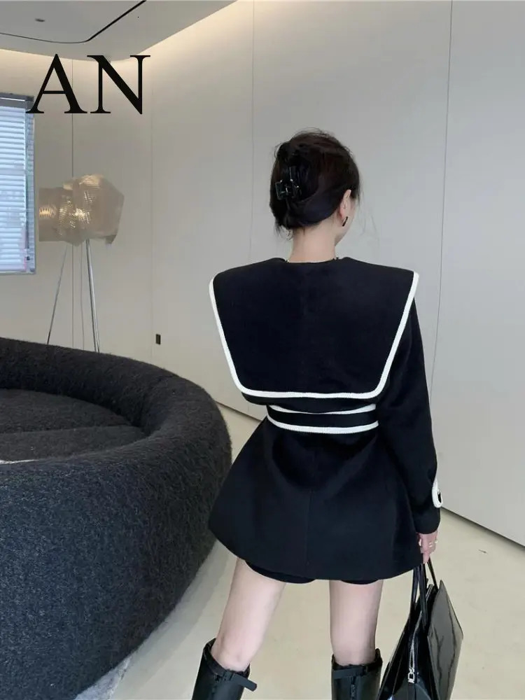 Women's Wool Blends Autumn and Winter Women's Woolen Coat Street Warm Tunic Trench Coat Winter Coat for Women Coats and Jackets Women 231110