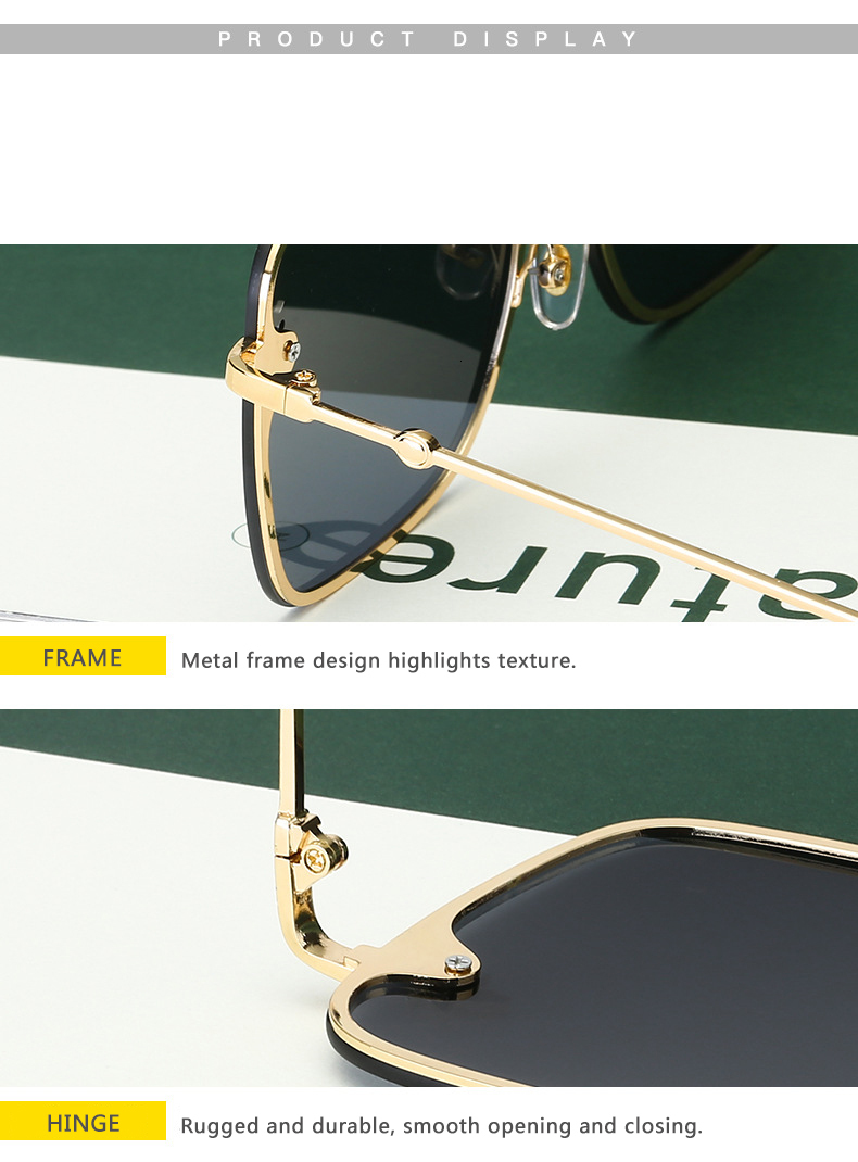 Sunglasses 2023 Fashion Lady Oversize Rimless Square Bee Sunglasses Women Men Small Glasses Gradient Sun Glasses Female UV400 230411