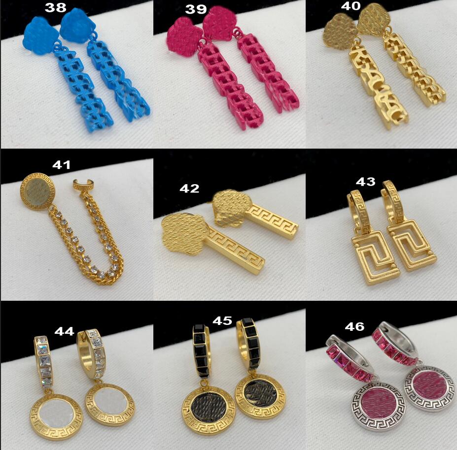 Multiple style Designed Enamel Earrings Hoop Ear Stud leaf Banshee Medusa Head Portrait 18K Gold Plated Starfish Ladies Earrings Designer Jewelry Women MER9915
Multiple style Designed Enamel Earrings Hoop Ear Stud leaf Banshee Medusa Head Portrait 18K Gold Plated Starfish Ladies Earrings Designer Jewelry Women MER9915