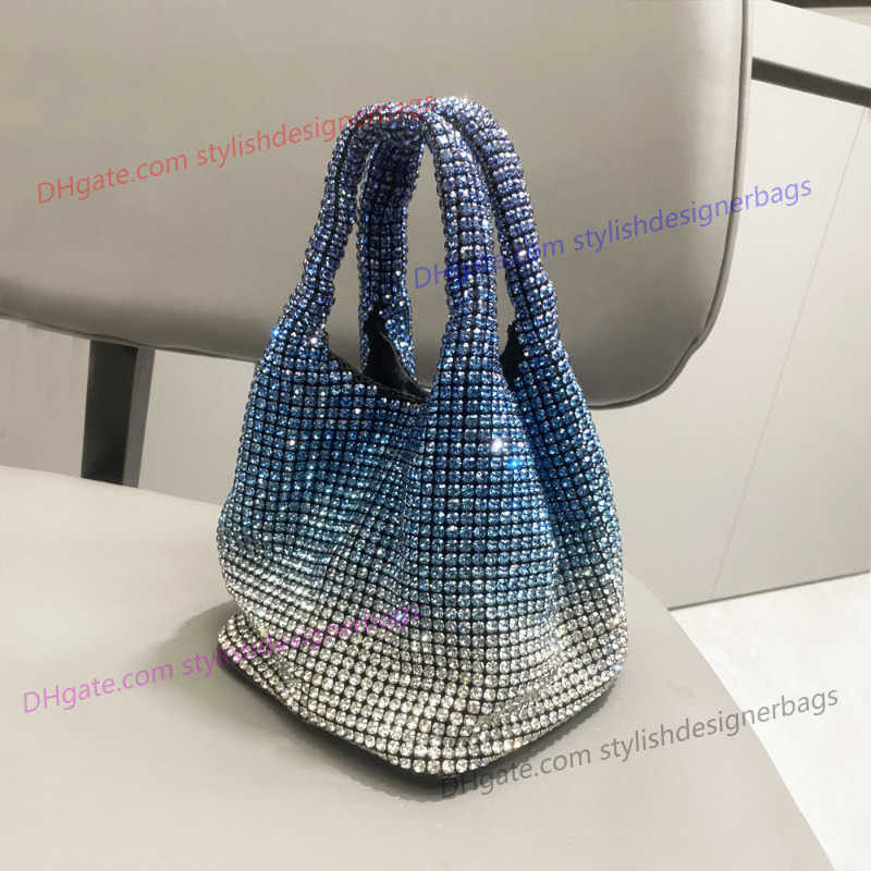 Totes Luxury Diamonds Basket Bag Designer Brand Women Handbag Shinny Rhinestone Shoulder Crossbody Bag Evening Party Bucket Purse 2022 412F3, Silver-2
Totes Luxury Diamonds Basket Bag Designer Brand Women Handbag Shinny Rhinestone Shoulder Crossbody Bag Evening Party Bucket Purse 2022 412F3, Silver-2