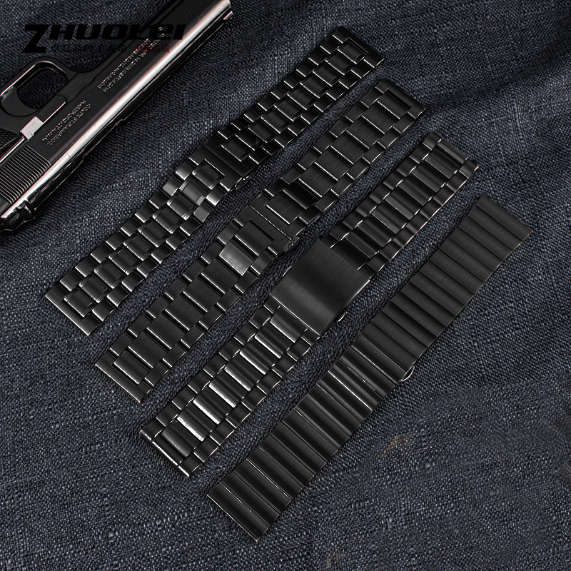 Watch Bands For Seven on Friday Stainless steel strap 22mm 24mm 26mm 28mm 30mmLarge size Men Metal Solid Wrist watch Band Bracelet 230411