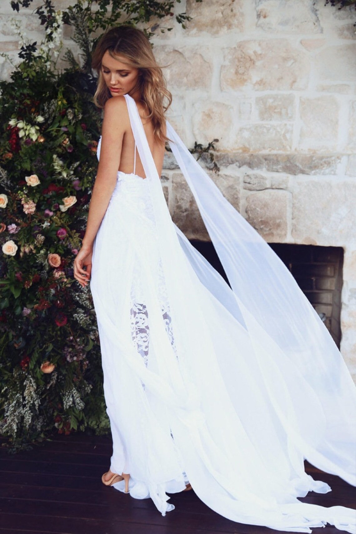 Summer Beach Long Wedding Dress Spaghetti Straps Sleeveless Lace And Chiffon Bridal Gowns Side Split Sexy Bohemian Bride Wear 2023 Robe De Mariage
