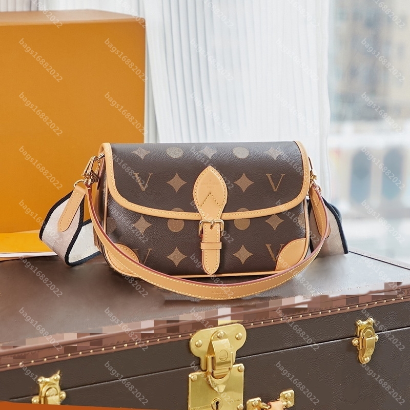 Dlane bag women shoulder crossbody bags Monograms designer bag handbag Presbyopia messenger bag Jacquard shoulder strap louisitys 1 viutonity chain bags tote, Add box