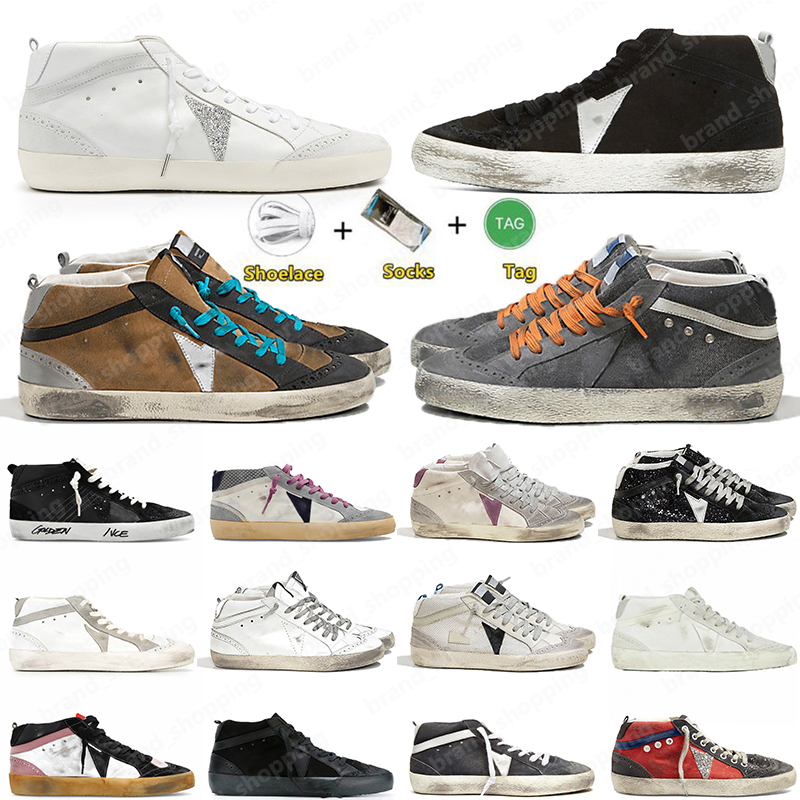2023 New Release Italy Brands Shoes Mid Star High-top Sneakers Women pink-gold glitter Classic Genuine Leather Leopard White Do-old Dirty Designer Shoe, #19 in black suede and white star
2023 New Release Italy Brands Shoes Mid Star High-top Sneakers Women pink-gold glitter Classic Genuine Leather Leopard White Do-old Dirty Designer Shoe, #19 in black suede and white star