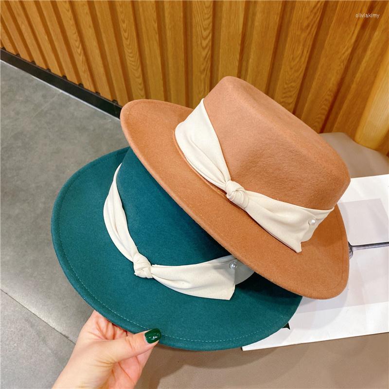Stingy Brim Hats Winter Autumn Women Top Flat Hat Solid Color Wide Felt Fedora With Ribbon Decorated Ladies Dress Formal Cap, Black
Stingy Brim Hats Winter Autumn Women Top Flat Hat Solid Color Wide Felt Fedora With Ribbon Decorated Ladies Dress Formal Cap, Black