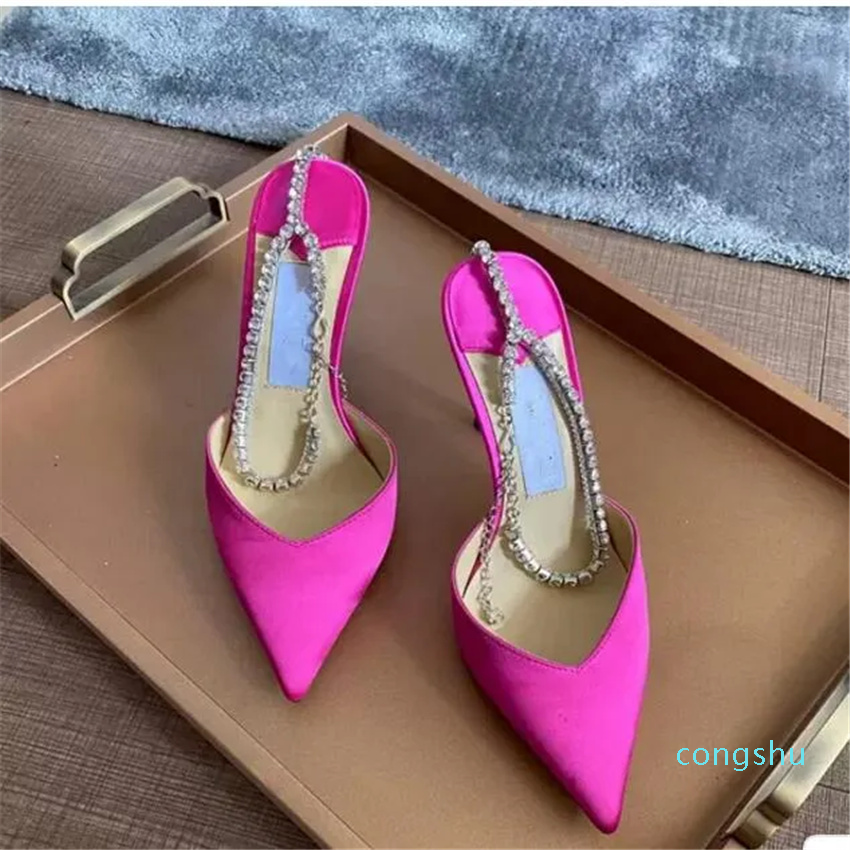 Saeda Y-shaped Rhinestone Chain stilettos Bride Dresses Women's Shoes Buckle Stiletto Sandals Pointed Toe Sandals Ankle Bright Diamond-chain High-heeled Women 6, Customize
Saeda Y-shaped Rhinestone Chain stilettos Bride Dresses Women's Shoes Buckle Stiletto Sandals Pointed Toe Sandals Ankle Bright Diamond-chain High-heeled Women 6, Customize