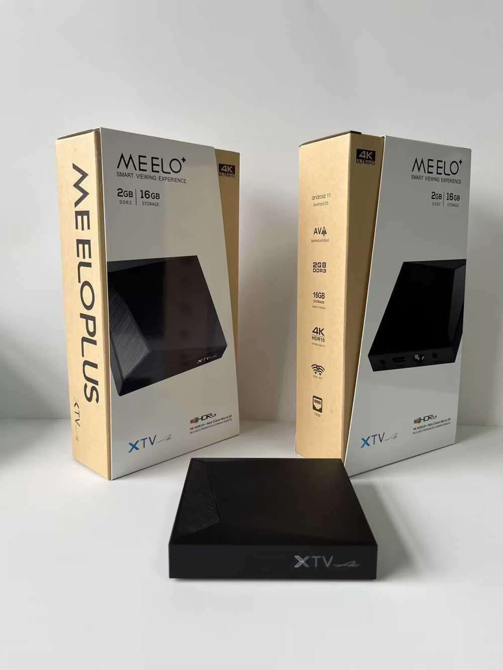 XTV AIR Meelo+ 4K UHD Android 11 2GB 16GB 4K HD IP Receiver 2GB 16GB Dual WiFi LAN 100M BT Smart TV BOX