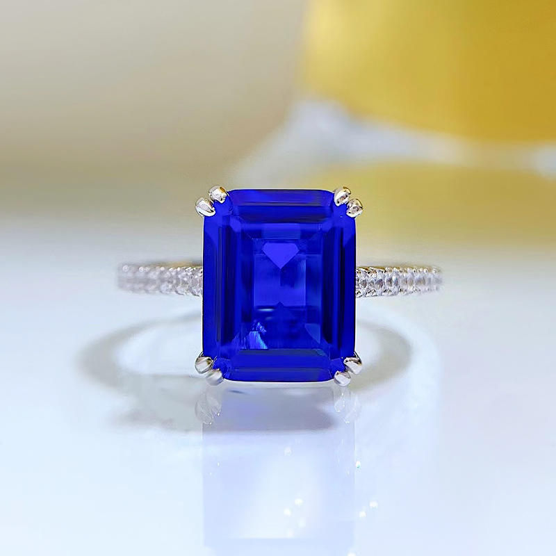 Queen Sapphire Ring 100% Real 925 sterling silver Party Wedding band Rings for Women Bridal Engagement Promise Jewelry Gift
Queen Sapphire Ring 100% Real 925 sterling silver Party Wedding band Rings for Women Bridal Engagement Promise Jewelry Gift