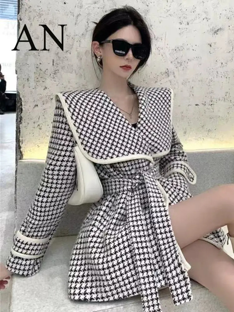 Women's Wool Blends Autumn and Winter Women's Woolen Coat Street Warm Tunic Trench Coat Winter Coat for Women Coats and Jackets Women 231110