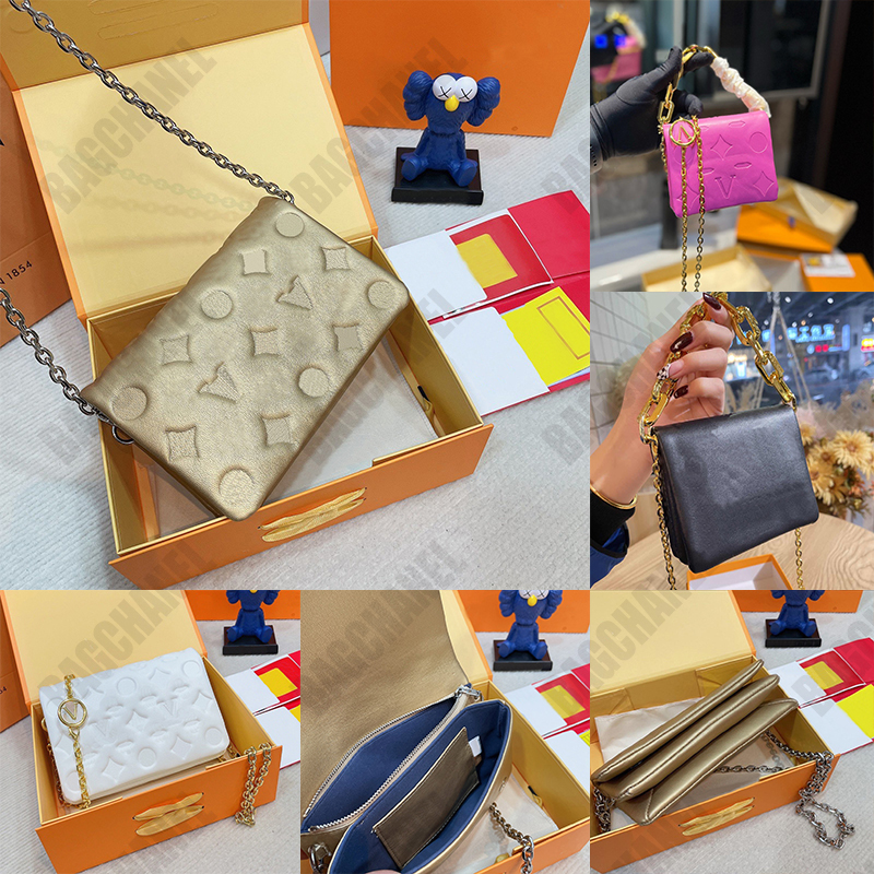 Luxury shoulder bag 5A women clutch bags Mini designer handbag fashion classic embossed chain cross body TOp single shoulders strap detachable