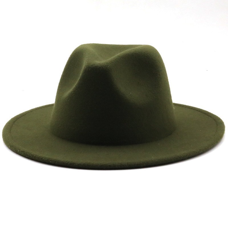 Caps Hats British Style winter Child wool solid Classic fedoras cap Boy Girls panama jazz hat Big Wide Brim black Fedoras 5254CM 230412