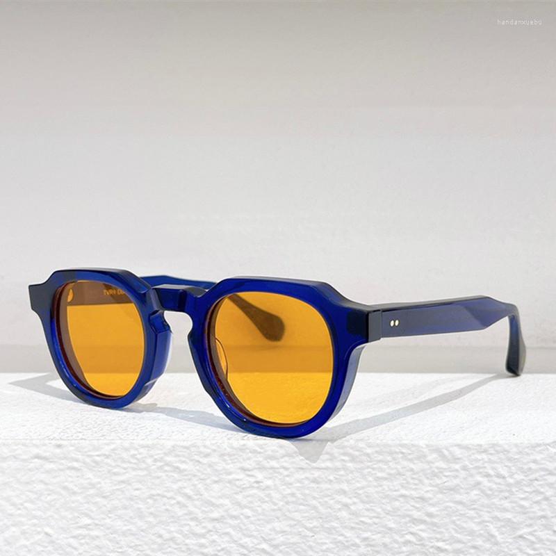 Sunglasses Japanese Tvr Series1 Retro Dark Clear Blue Round Type For Men And Women Hand Made 8.0mm Thicken Acetate Solar Glasses
Sunglasses Japanese Tvr Series1 Retro Dark Clear Blue Round Type For Men And Women Hand Made 8.0mm Thicken Acetate Solar Glasses