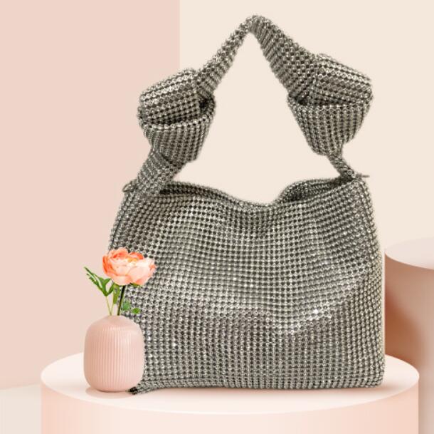 HBP Versatile Outdoor Women's Bag Fashion Shoulder Bag with Diamond Design Party Handbag