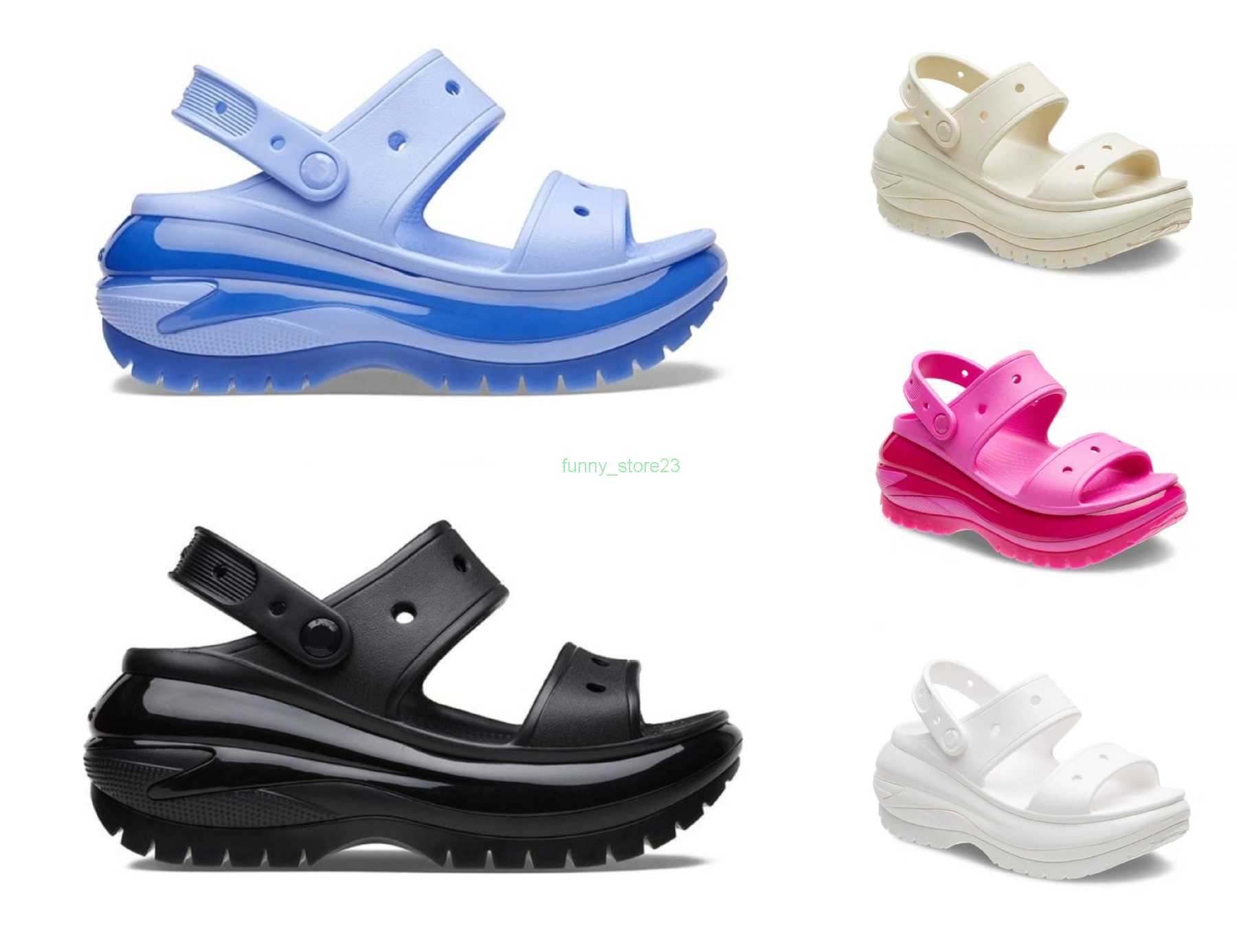 Designer Sandal Mega Crush Clogs Croc Platform Sandals Beach Waterproof Women Casual Rubber Slippers Outdoor Slides Lady Cute Slip On
Designer Sandal Mega Crush Clogs Croc Platform Sandals Beach Waterproof Women Casual Rubber Slippers Outdoor Slides Lady Cute Slip On