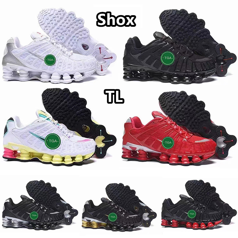 Shox tl mens shoes triple white black gold Skeptas Speed Red Metallic Silver trainers sneakers for men size 40-46, Item#2
Shox tl mens shoes triple white black gold Skeptas Speed Red Metallic Silver trainers sneakers for men size 40-46, Item#2