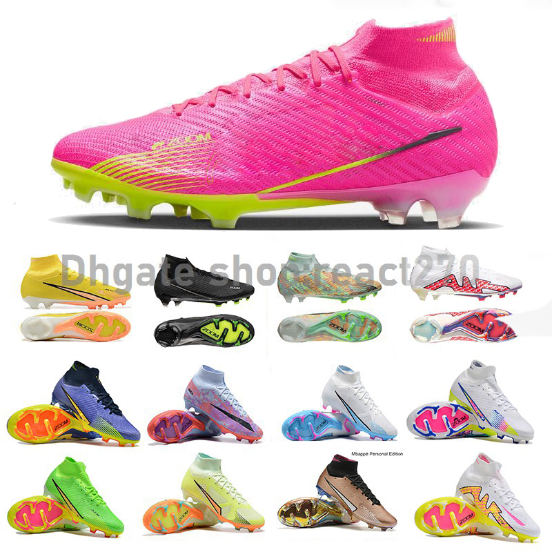 Soccer Shoes Mercurial Luminous Pack 2023 Superfly Elite 9 IX CR7 FG Personal Edition FG football cleats boot Sneakers High Wear boots, Color 10
Soccer Shoes Mercurial Luminous Pack 2023 Superfly Elite 9 IX CR7 FG Personal Edition FG football cleats boot Sneakers High Wear boots, Color 10