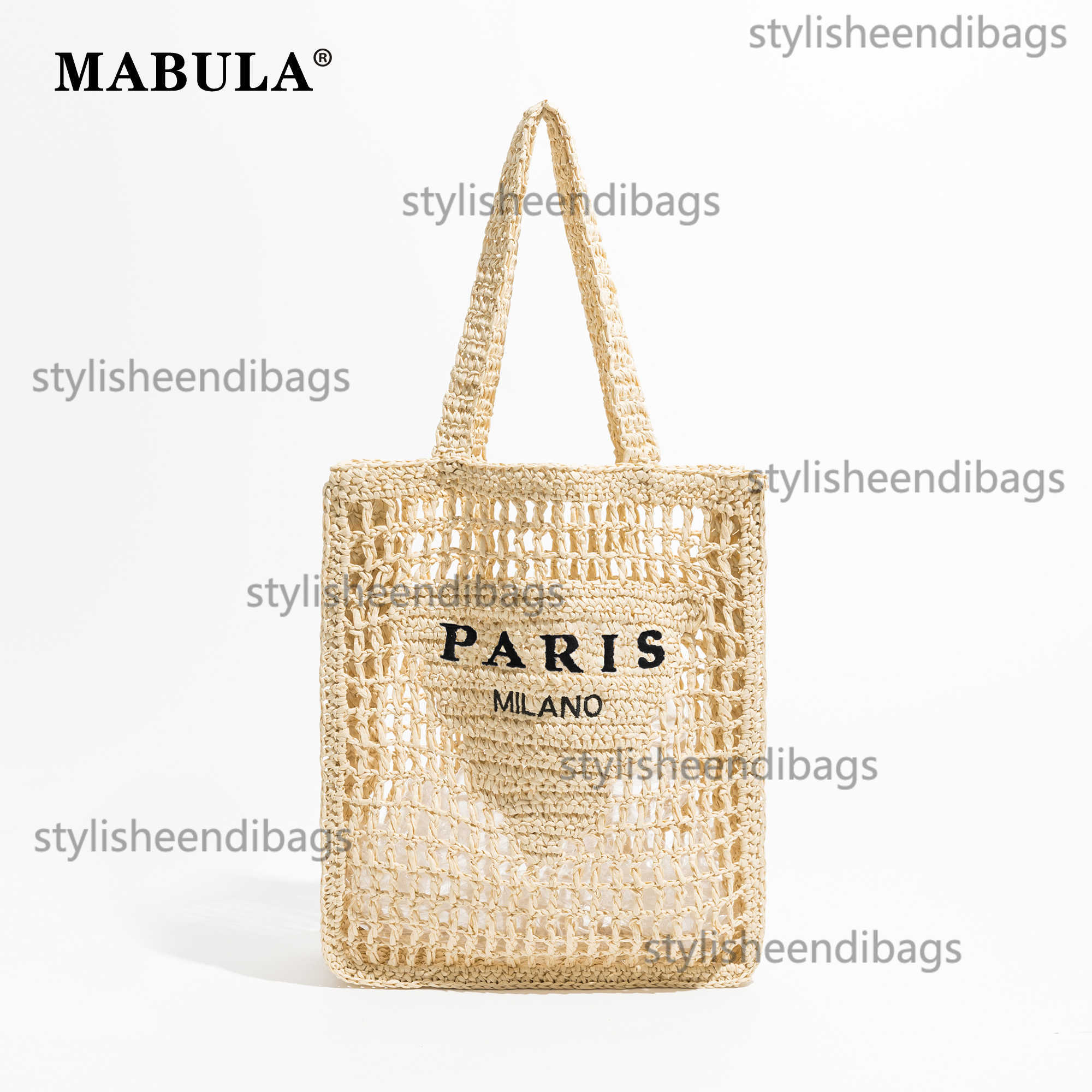 Shoulder Bags MABULA Fashion Summer Beach Straw Bags Luxury Design Women Shoulder Bag Female Hollow Handwoven Handbag Large Casual Tote Bag 4133
Shoulder Bags MABULA Fashion Summer Beach Straw Bags Luxury Design Women Shoulder Bag Female Hollow Handwoven Handbag Large Casual Tote Bag 4133