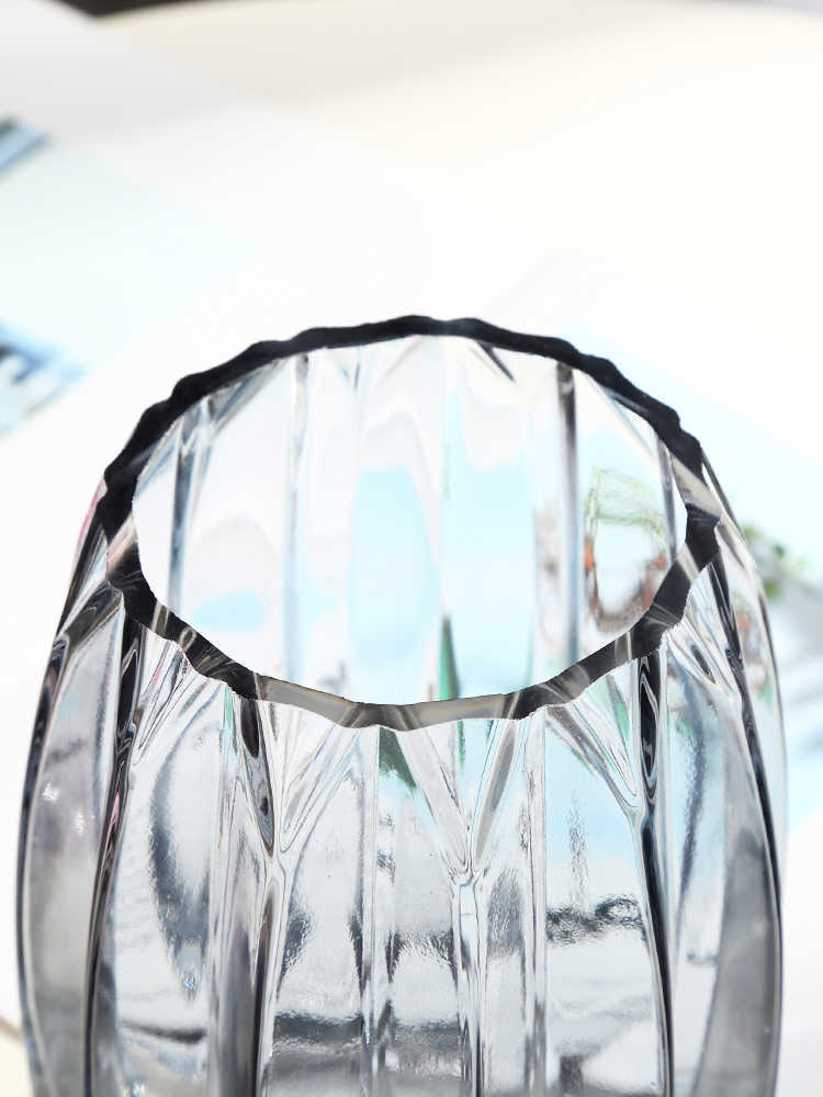 Vases Vase Home Decor Large Glass Vases Bottle Transparent Hydroponic Terrarium Room Flower Decoration Vase P230411