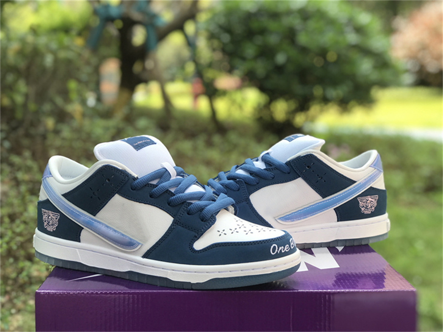 Basketball Shoes Born x Raised Sb Low White Blue Running Sports Sneakers One Block at a Time Trainers Original 36-47.5