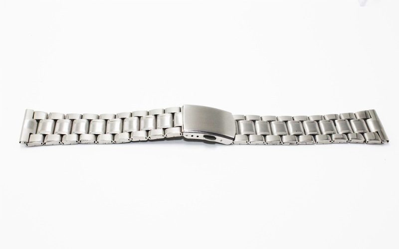 Watch Bands 16mm 18mm 20mm 22mm 24mm Stainless Steel Links Watch Bands Strap Wristwatch Clasp Bracelet Replacement Light Weight Band 230411