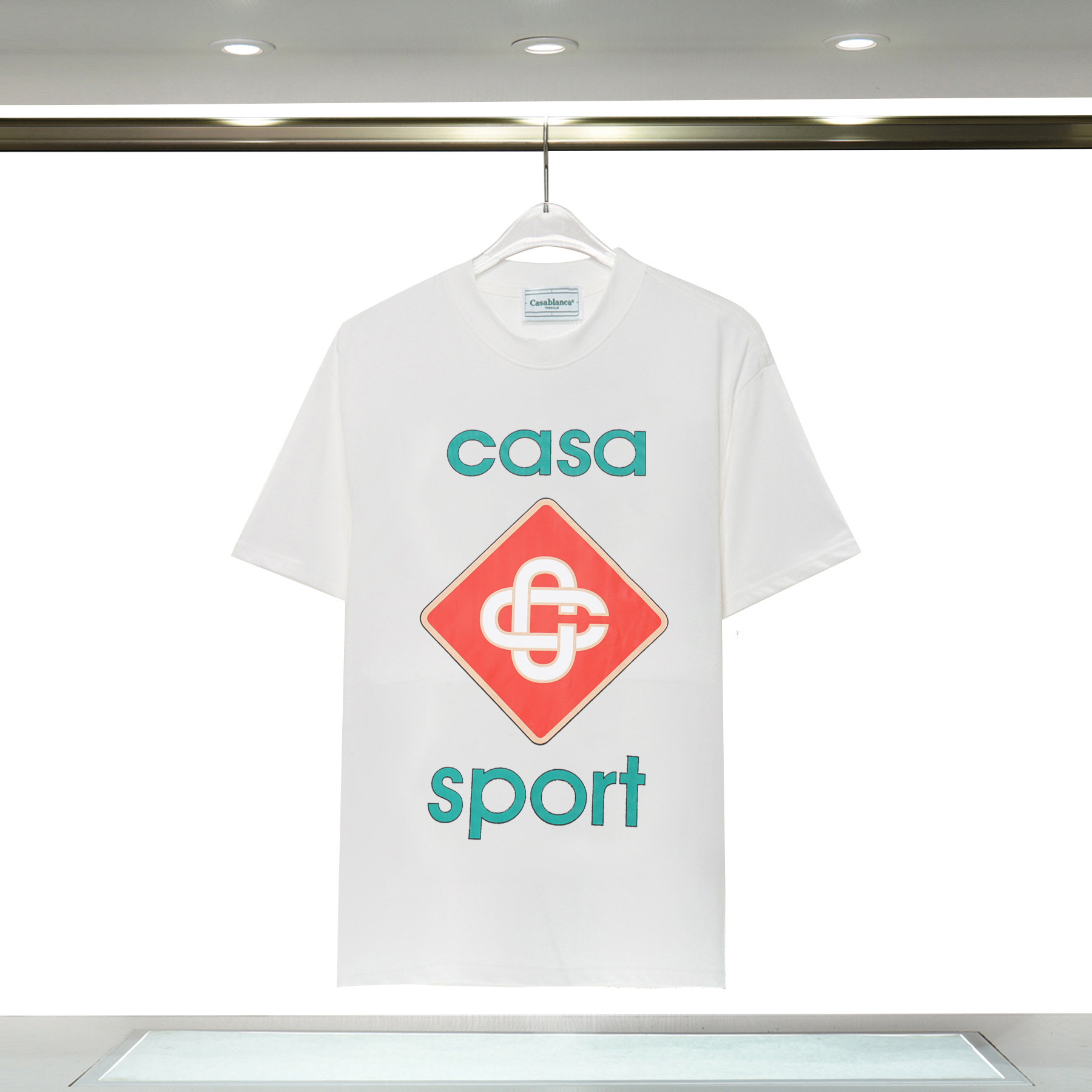 t shirt Men Designer t Casablanca shirts casablanc shirt wear summer round neck sweat absorbing short sleeves outdoor breathable cotton tees US SIZE 7JCP, Casa-24
t shirt Men Designer t Casablanca shirts casablanc shirt wear summer round neck sweat absorbing short sleeves outdoor breathable cotton tees US SIZE 7JCP, Casa-24