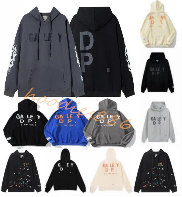 Men's Hoodies Sweatshirts Hoodie Designer Galleryes depts Gary Painted Graffiti Used Letters Printed Loose Casual Fashion Men and Women Designer Graffiti Hoody 3y