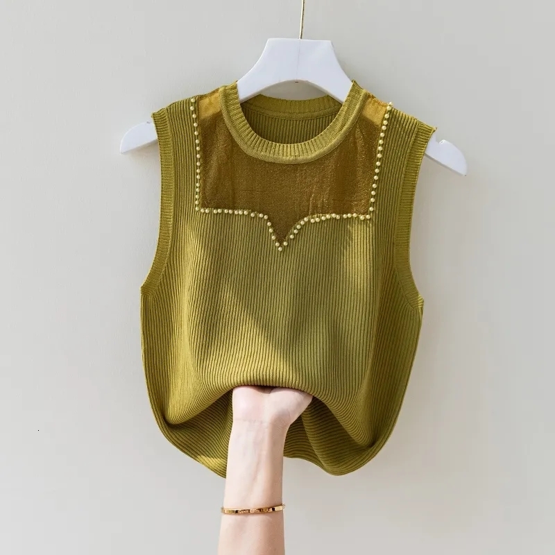 Camisoles Tanks Embroidered Flares Chic Tank Top Hollow Out Gauze Design Sleeveless Camisole Korean Summer Women's Aesthetic Clothing 230413, Blue
Camisoles Tanks Embroidered Flares Chic Tank Top Hollow Out Gauze Design Sleeveless Camisole Korean Summer Women's Aesthetic Clothing 230413, Blue