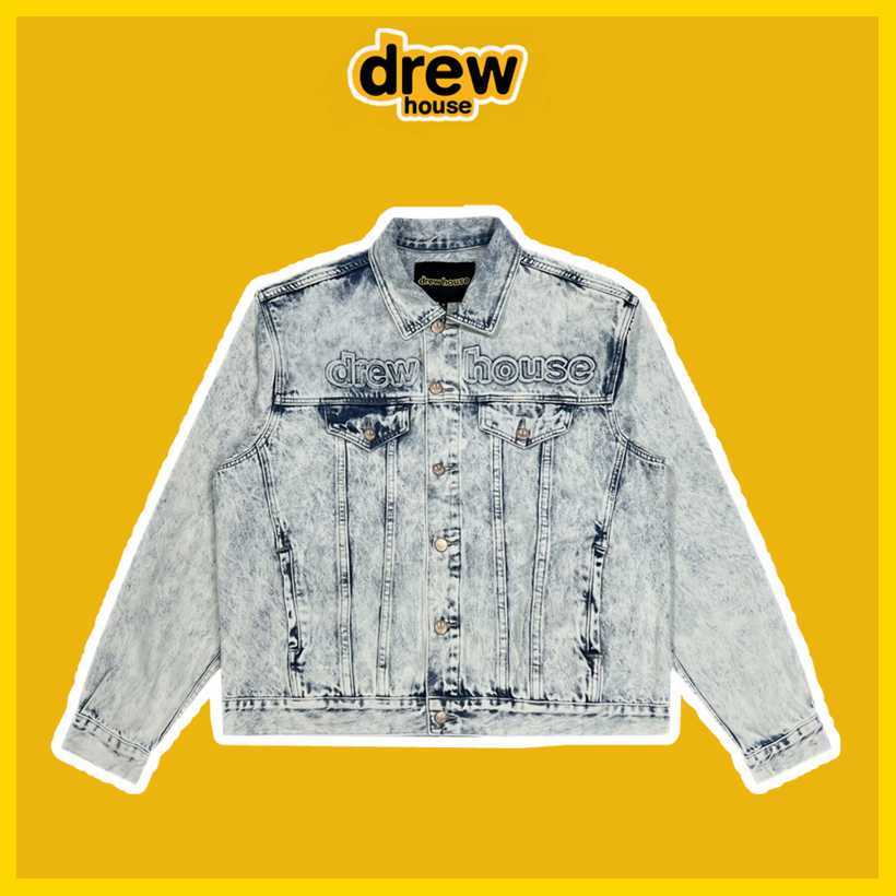 DrewHouse Bieber Same Steel Printed Smiling Face Couple Bleached Old Fashionable Denim Coat Jacket, Shipping fee
DrewHouse Bieber Same Steel Printed Smiling Face Couple Bleached Old Fashionable Denim Coat Jacket, Shipping fee