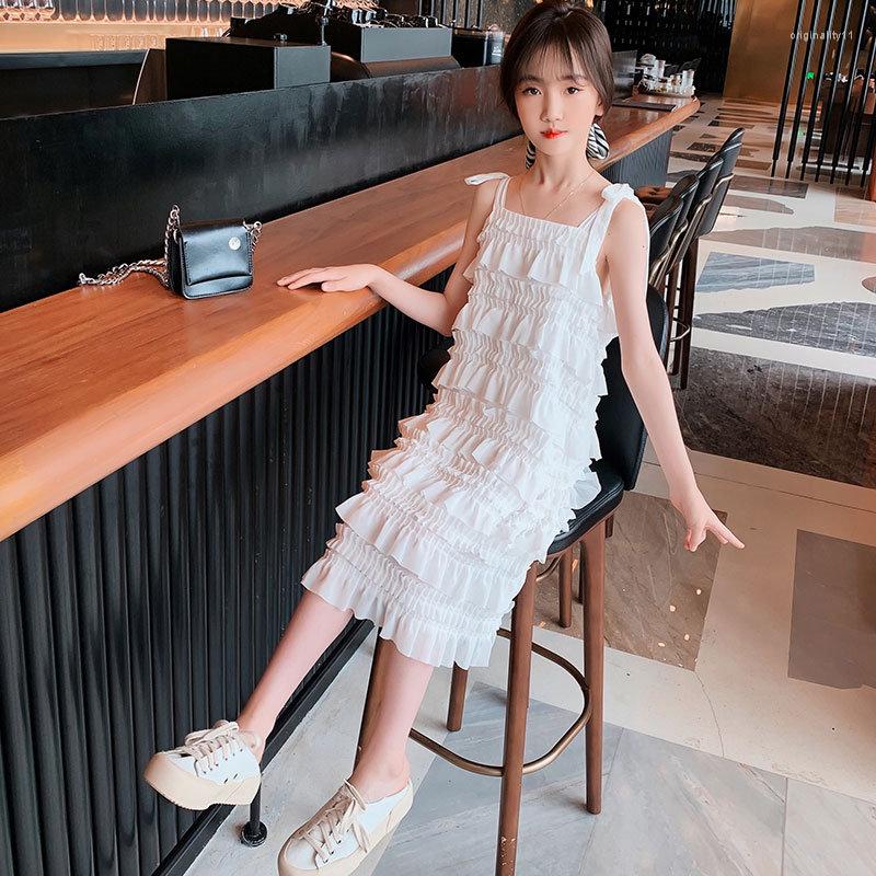Girl Dresses Teen Girls Chiffon Summer 2023 French Vintage Black White Color Multi Layer Cake Straight Loose Kids Costume
Girl Dresses Teen Girls Chiffon Summer 2023 French Vintage Black White Color Multi Layer Cake Straight Loose Kids Costume