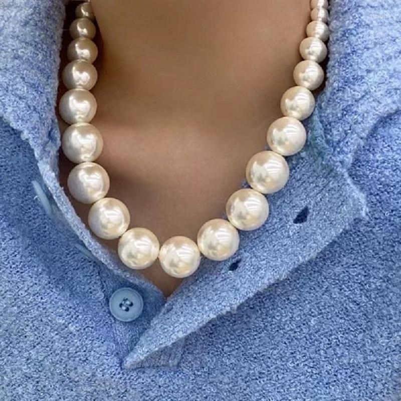 Chains Lovelink Fashion Irregular Large Pearl Bead Necklace Classic French Style Geometric Pearls Short Chain Women Fine Accessory
Chains Lovelink Fashion Irregular Large Pearl Bead Necklace Classic French Style Geometric Pearls Short Chain Women Fine Accessory